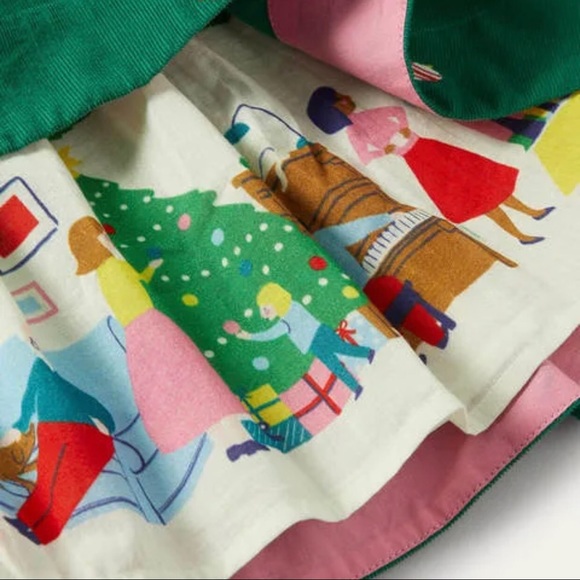 NWT Mini Boden Embroidered Cord Dress - Picture 3 of 12